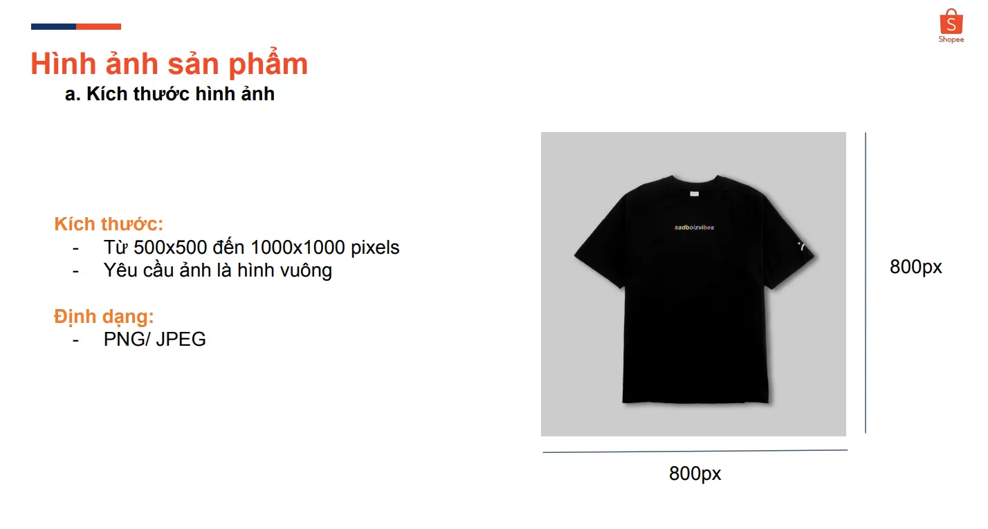 Bố cục ảnh sản phẩm chuẩn Shopee