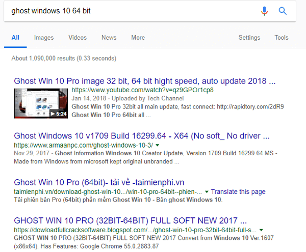 Ghost Win 10 64bit Full Driver Nhẹ Và Mượt Nhất