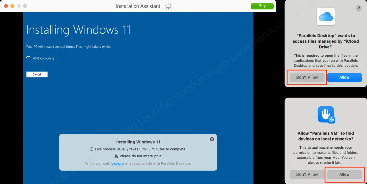 Cáº¥p quyá»n truy cáº­p cho Windows giáº£ láº­p