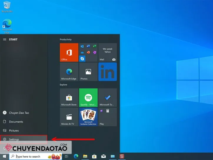Giao diện cài đặt giúp bạn nhập key win 10 pro bản quyền nhanh chóng