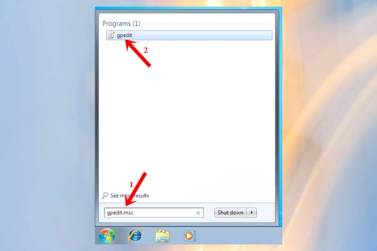 Giao diện chính để thao tác với phần mềm diệt virus win 7