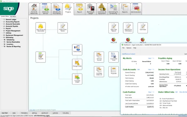 Giao diện Sage 100 Contractor