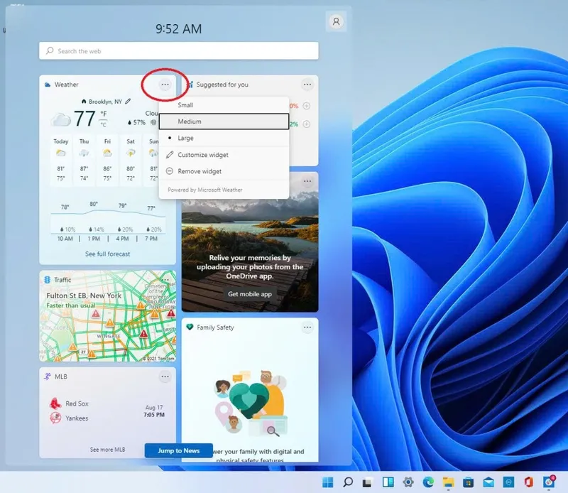 Tùy chỉnh giao diện widget