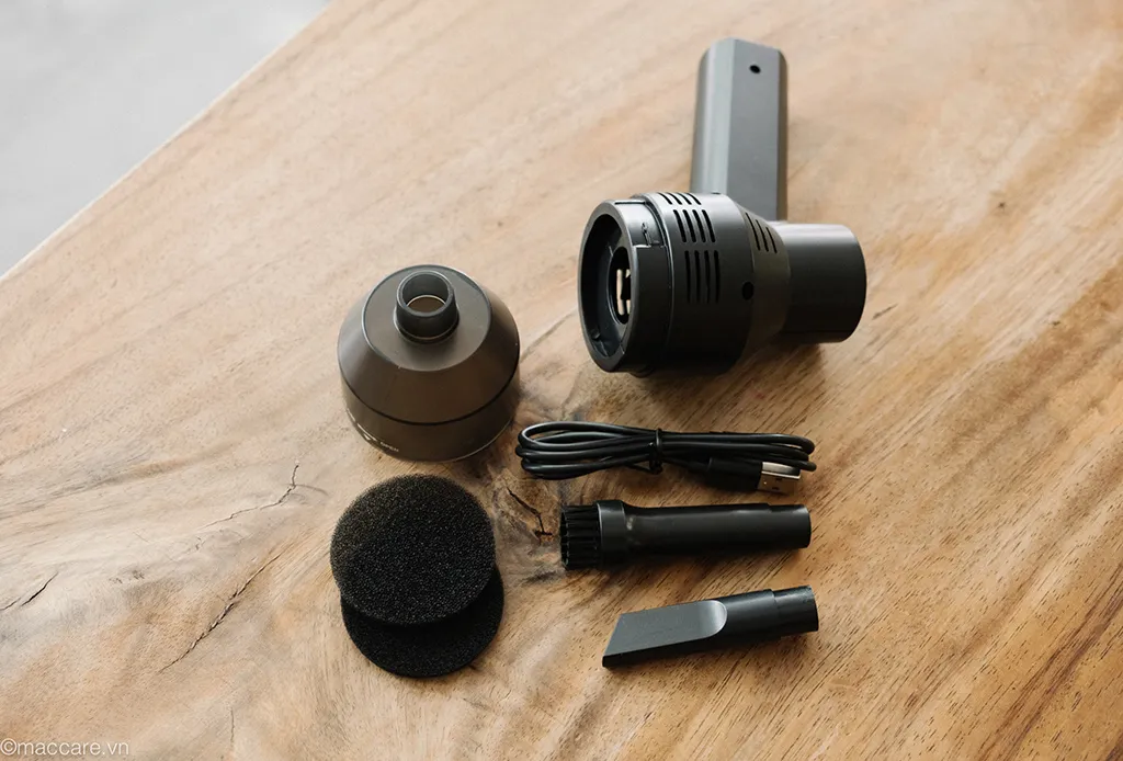 Hình ảnh thực tế máy hút bụi vệ sinh máy tính cầm tay