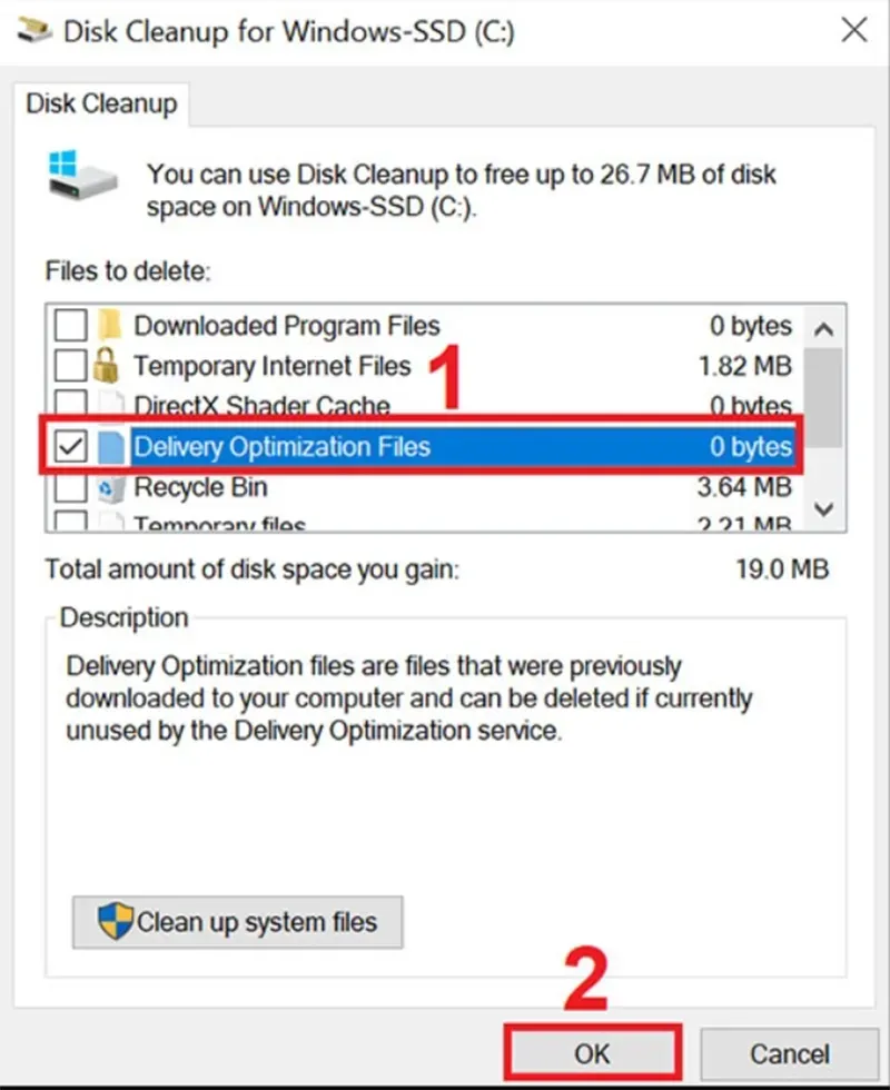 Hoàn tất quá trình dọn dẹp ổ đĩa hệ thống an toàn