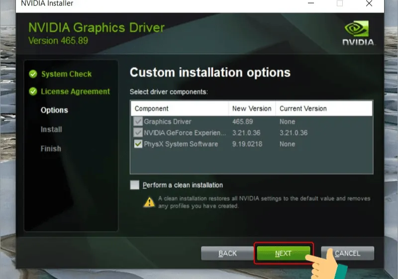 Hoàn tất quy trình cập nhật driver card màn hình để tối ưu hóa hiệu suất hiển thị hình ảnh