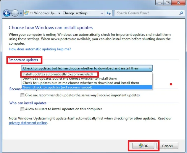 Hoàn thành cấu hình cập nhật driver âm thanh tự động
