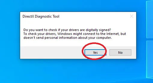 Hộp thoại xác nhận xuất hiện giúp hệ thống thu thập dữ liệu chuẩn xác về phiên bản Windows