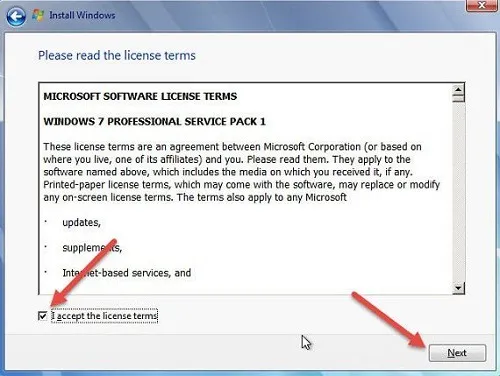 Chọn tùy chọn không tải bản cập nhật để tiết kiệm thời gian