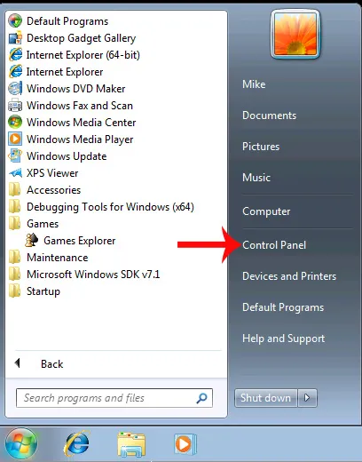 Hướng dẫn cách đặt mật khẩu cho win 7 thông qua Control Panel