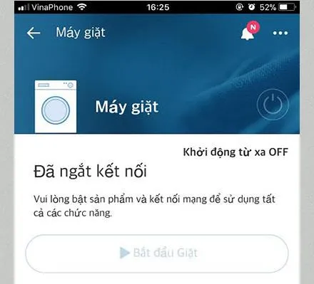 Bật chế độ điều khiển từ xa