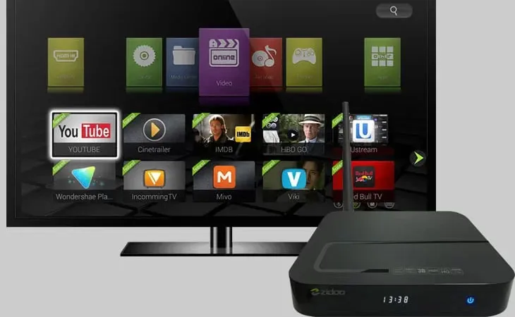 Tivi thường có thể kết nối internet thông qua Android TV Box