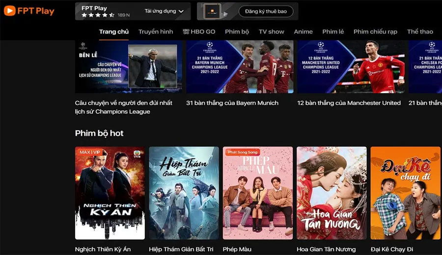 Kho phim đa dạng trên Android TV Box