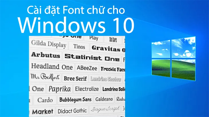 Thay đổi Font chữ Windows 10