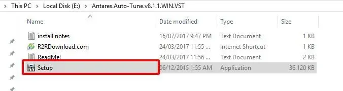 Giao diện khởi động trình cài đặt phần mềm Auto Tune trên máy tính