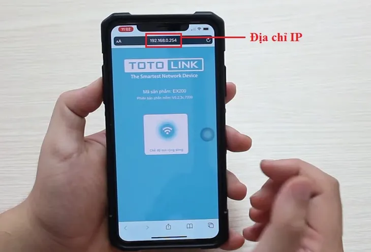 Truy cập vào trang quản trị cấu hình của Totolink