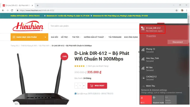 hướng dẫn cấu hình d-link dir-612 qua giao diện trình duyệt web máy tính - hình 02
