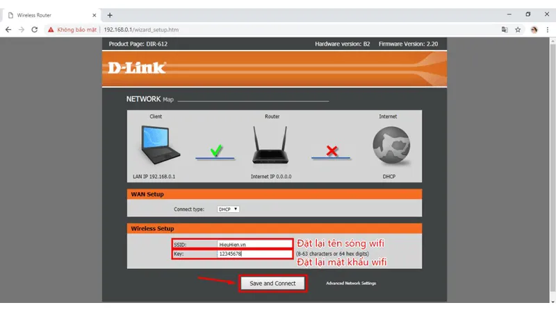 hướng dẫn cấu hình d-link dir-612 qua giao diện trình duyệt web máy tính - hình 06