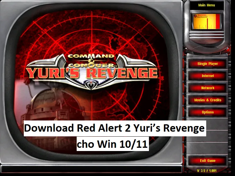 Hướng dẫn chi tiết download Red Alert 2 cho Win 10 phiên bản Yuri Revenge