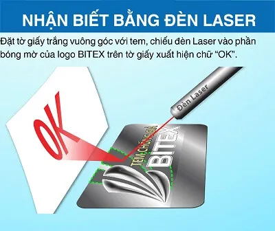 Kiểm tra góc nghiêng của tem chống giả