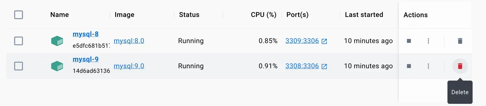 Xóa Container hoàn toàn khỏi danh sách quản lý