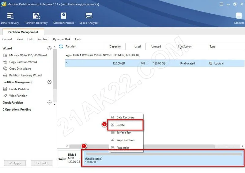 Hướng dẫn tạo phân vùng cài win 10 chuẩn MBR