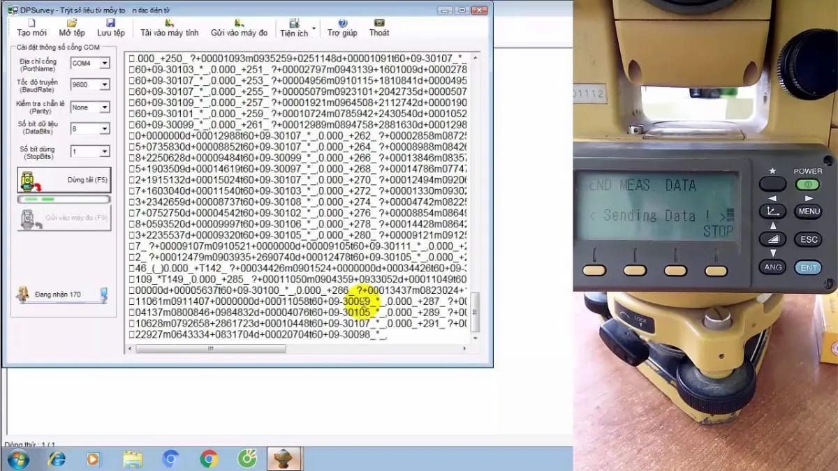 Hướng dẫn trút số liệu bằng phần mềm dpsurvey