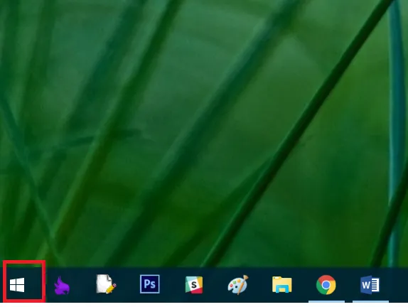 Hướng dẫn truy cập menu Home để bắt đầu quá trình tải game