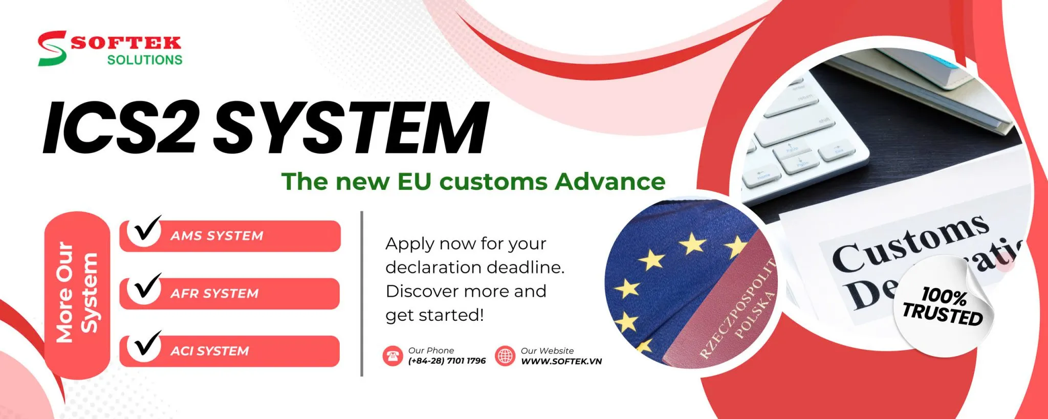 Giao diện hệ thống kiểm soát nhập khẩu Châu Âu ICS2