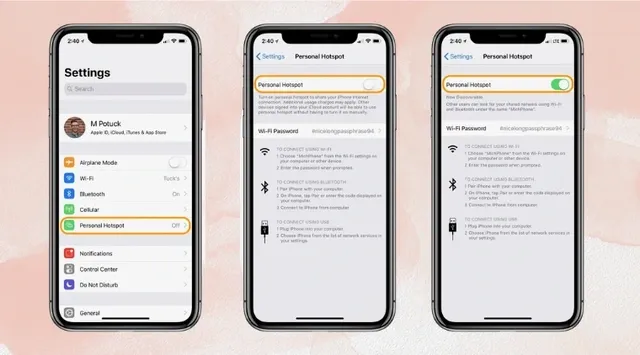 iPhone không phát được WiFi do lỗi điểm truy cập cá nhân