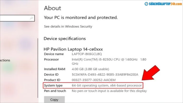 Kiểm tra phiên bản Windows 32-bit hay 64-bit