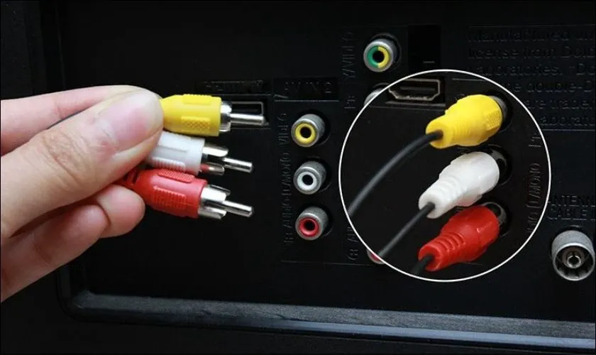 Kết nối TV Box qua cổng AV cho tivi cũ