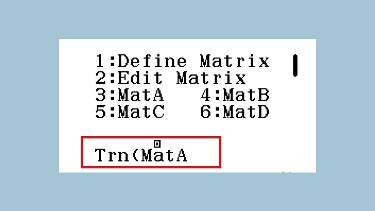 Kết quả ma trận chuyển vị được hiển thị trực quan trên màn hình LCD