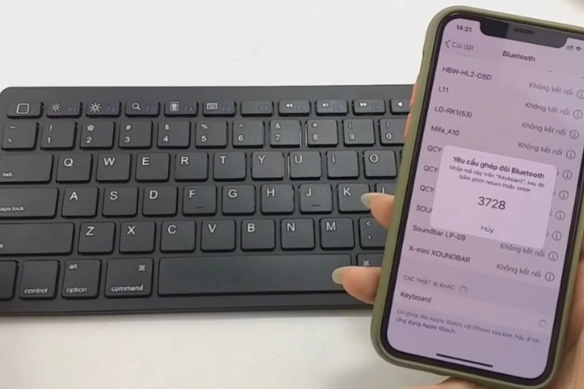 Bàn phím Bluetooth có thể kết nối với nhiều thiết bị khác nhau