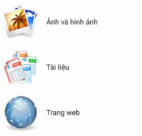 Chọn loại tài liệu cần in