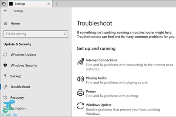 Cách khắc phục lỗi Active Win 10 bằng Troubleshoot