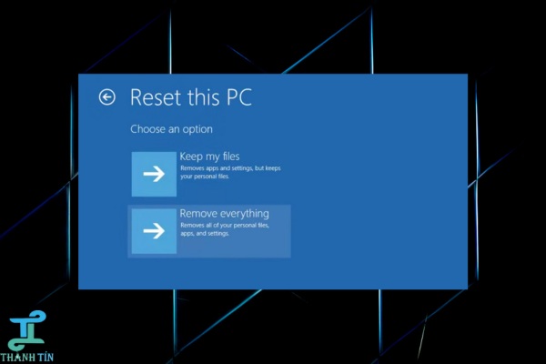 Khôi phục cài đặt gốc có thể sửa lỗi khi reset Windows 10