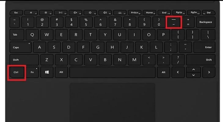 Cách thu nhỏ Zalo trên máy tính bằng tổ hợp phím Ctrl và dấu trừ tiện lợi