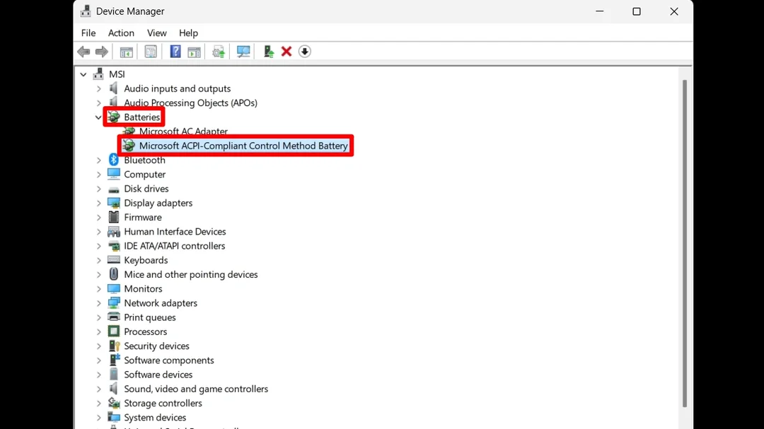 kiểm tra bios khi laptop không sạc pin