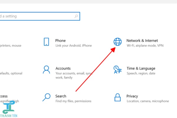 Kiểm tra cài đặt mạng để sửa lỗi ethernet controller