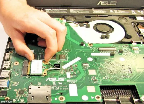 test card wifi laptop