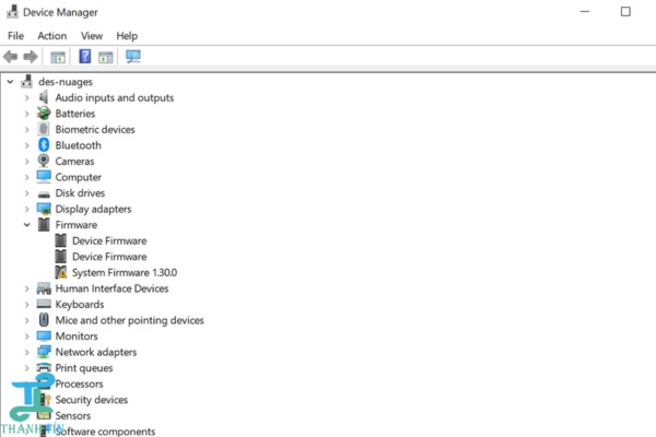 Truy cập Device Manager sửa lỗi generic audio driver