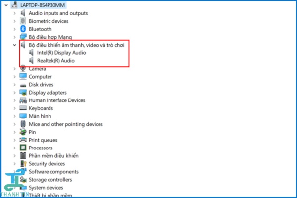Kiểm tra driver để sửa âm thanh lỗi Windows 10 không hoạt động