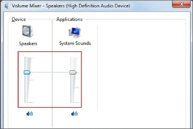Kiểm tra thiết bị phát âm thanh trong cài đặt hệ thống