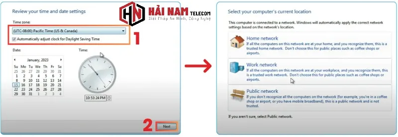 Kiểm tra và thiết lập thời gian chính xác cho máy tính