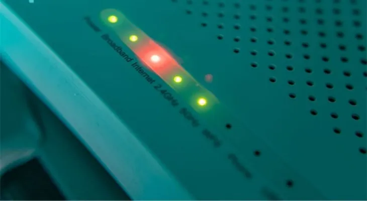 Đèn wifi nhấy đỏ