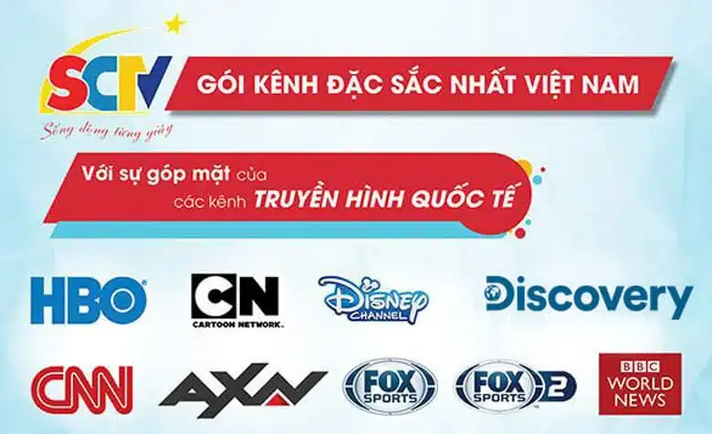SCTV với combo Internet và Truyền hình