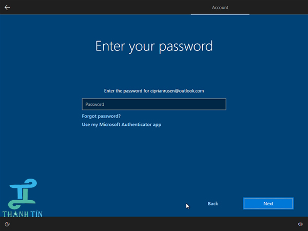 Lập tài khoản Windows