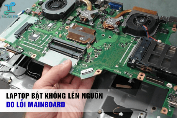 Laptop bật không lên nguồn, quạt không chạy do lỗi mainboard