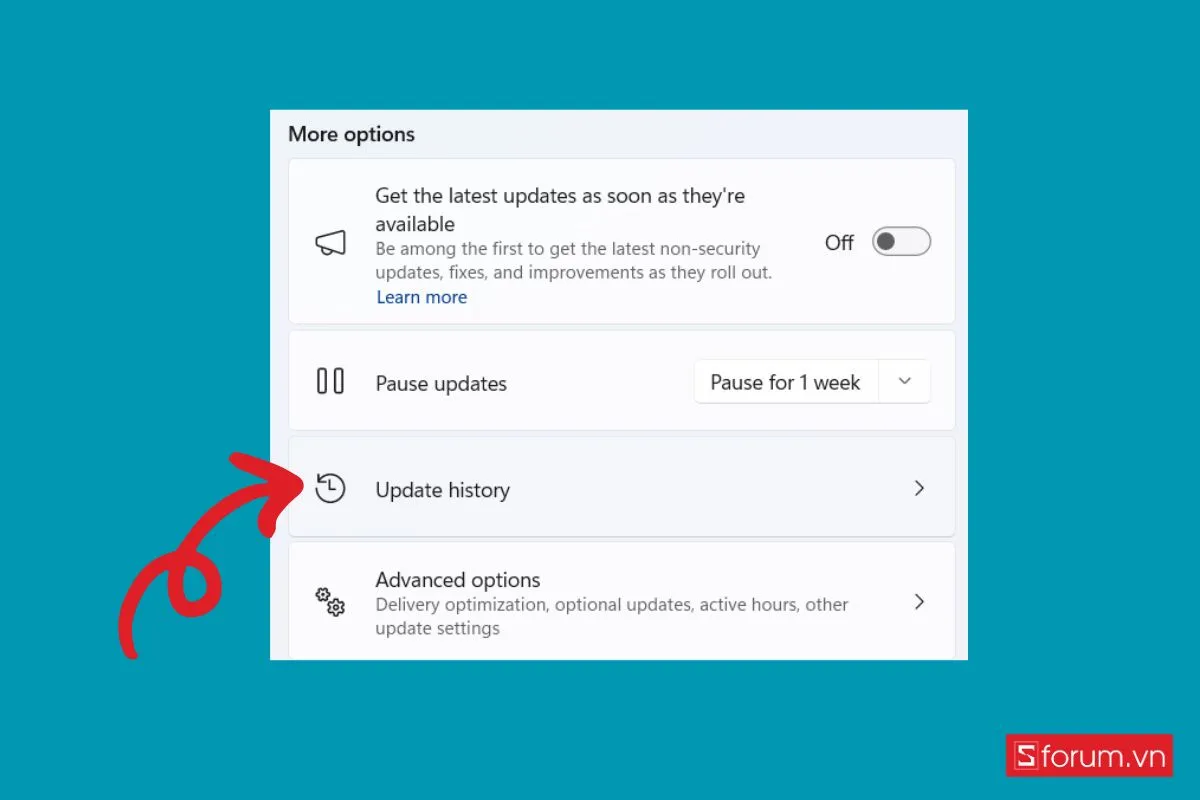 Xóa bản cập nhật phần mềm gần nhất bước 3 (Hình minh họa)